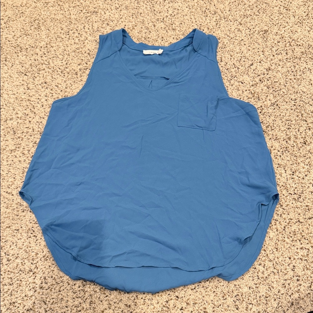 Lush Vibrant Blue Tank Top